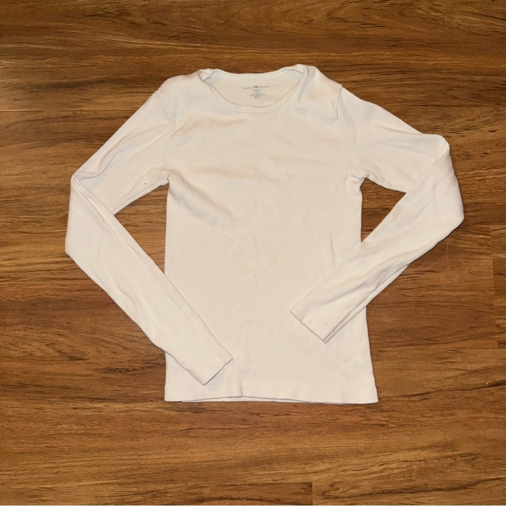 White Long Sleeve Top